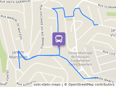 Mapa da parada