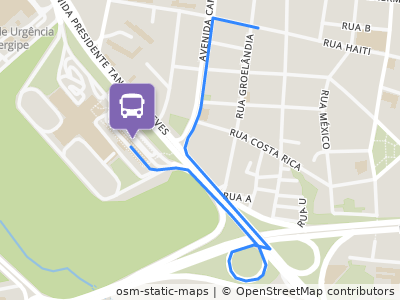 Mapa da parada