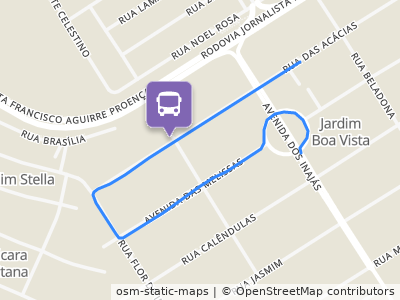 Mapa da parada