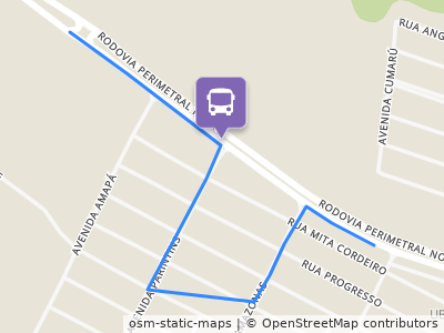 Mapa da parada