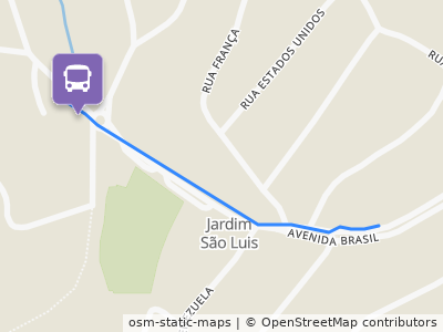 Mapa da parada