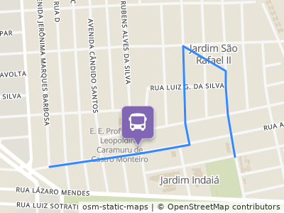 Mapa da parada