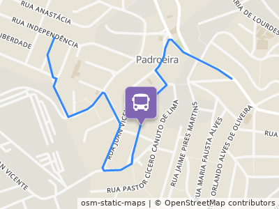 Mapa da parada