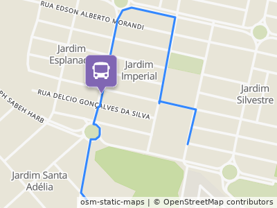 Mapa da parada