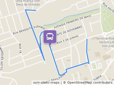 Mapa da parada