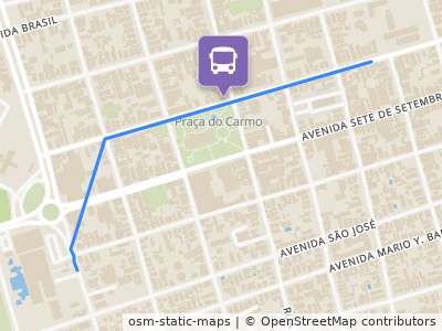 Mapa da parada
