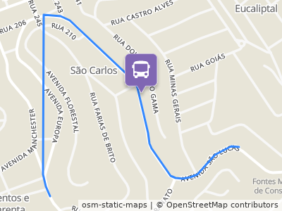 Mapa da parada
