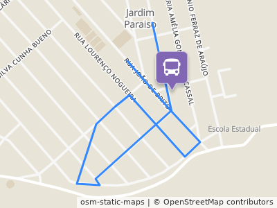 Mapa da parada