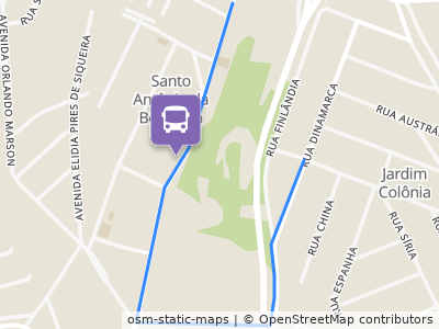 Mapa da parada