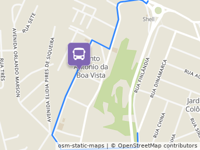 Mapa da parada
