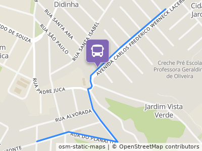 Mapa da parada