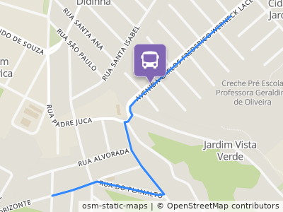 Mapa da parada