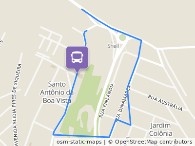 Mapa da parada