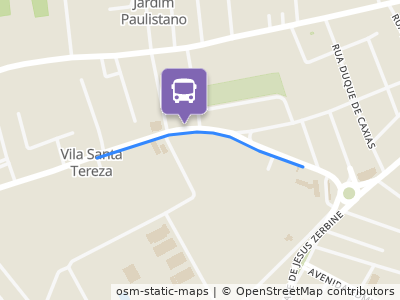 Mapa da parada