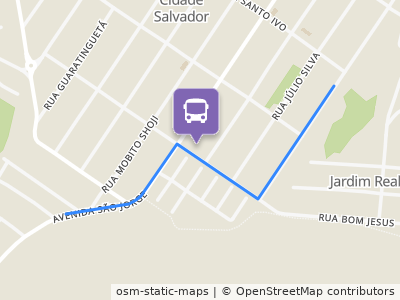 Mapa da parada