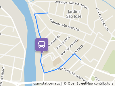 Mapa da parada