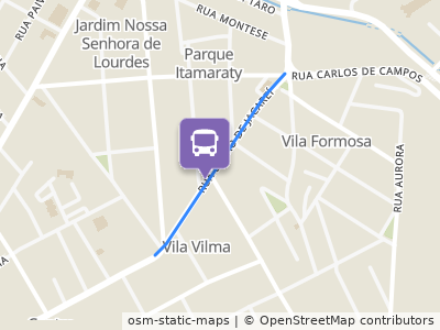 Mapa da parada