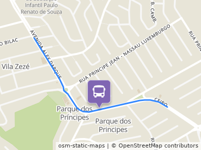 Mapa da parada