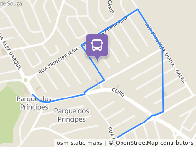 Mapa da parada