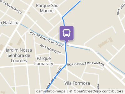 Mapa da parada