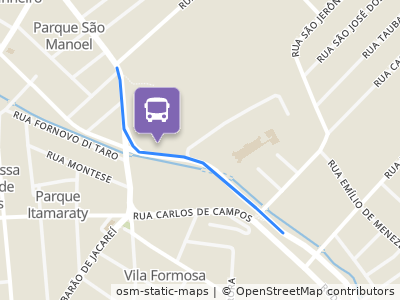Mapa da parada