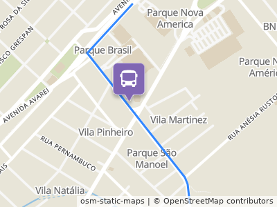 Mapa da parada