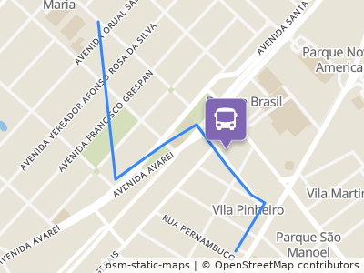 Mapa da parada