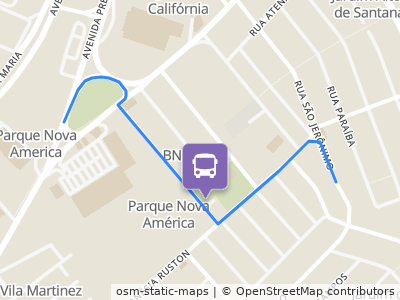 Mapa da parada