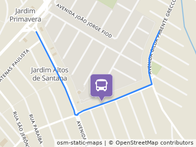 Mapa da parada