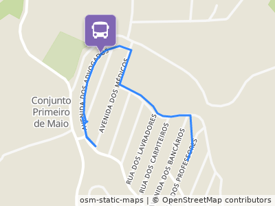 Mapa da parada
