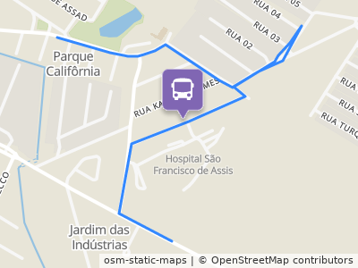 Mapa da parada