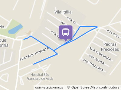 Mapa da parada