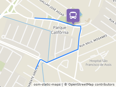 Mapa da parada