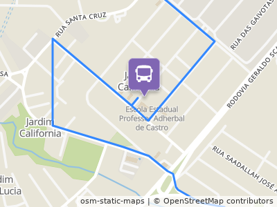 Mapa da parada