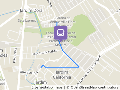 Mapa da parada