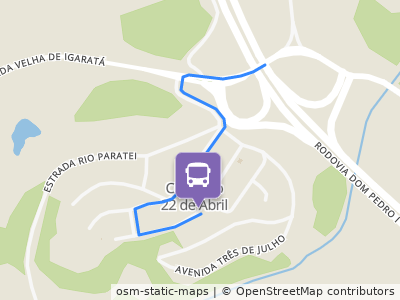 Mapa da parada