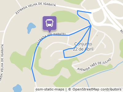 Mapa da parada
