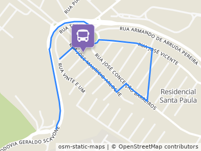 Mapa da parada