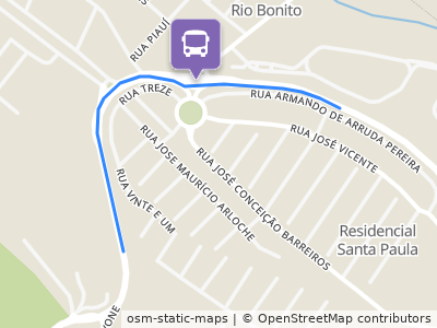 Mapa da parada