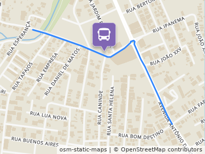 Mapa da parada
