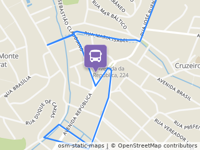 Mapa da parada