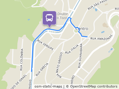 Mapa da parada