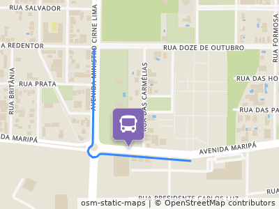 Mapa da parada