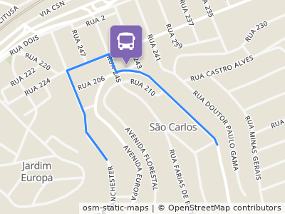 Mapa da parada