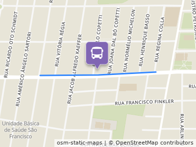 Mapa da parada