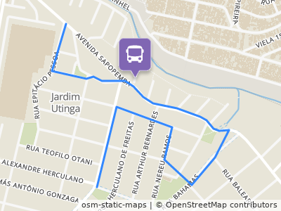 Mapa da parada