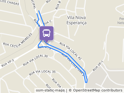 Mapa da parada