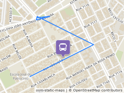 Mapa da parada