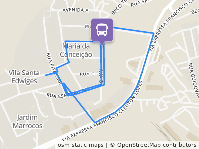 Mapa da parada