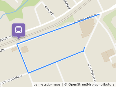Mapa da parada